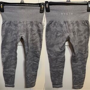 NVGTN Grey Camo Seamless Leggings - Size Extra Small